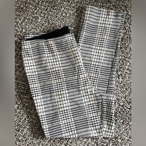 Jules & Leopold Black and Tan Plaid Cropped Pants Large